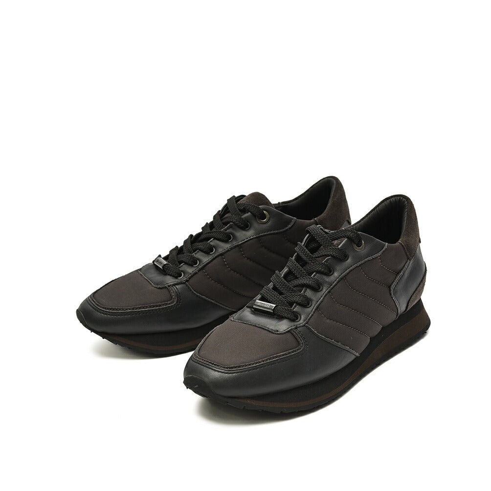 MOORER BALBO - NPP スエードレザーコンビネーションスニーカー|420270 - 39|GUARDAROBA MILANO OFFICIAL STORE