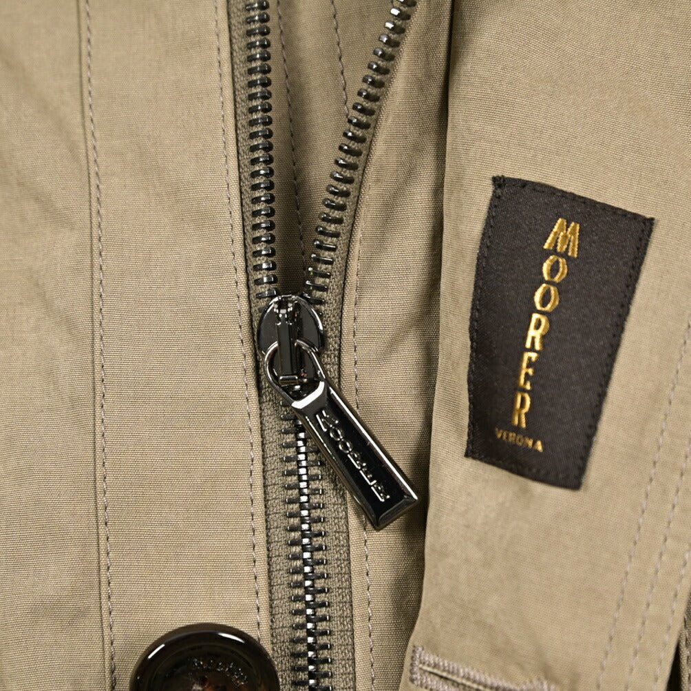 MOORER BARALDI - S1 ポリエステル混コットン フィールドジャケット / ACQUA RESISTANT(撥水)|435943-48|GUARDAROBA MILANO OFFICIAL STORE