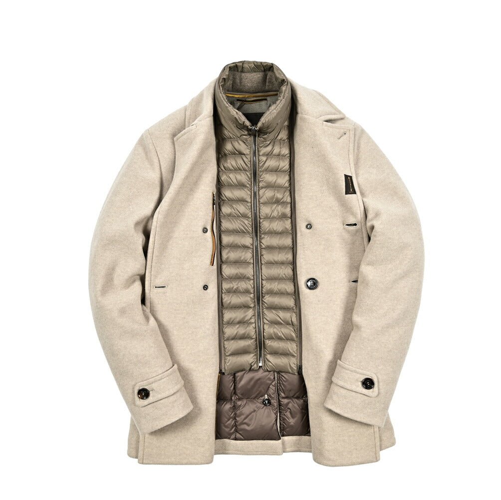 MOORER "BOLGI - MRW" カシミヤ混ウール 6BダブルダウンPコート|417783|GUARDAROBA MILANO OFFICIAL STORE
