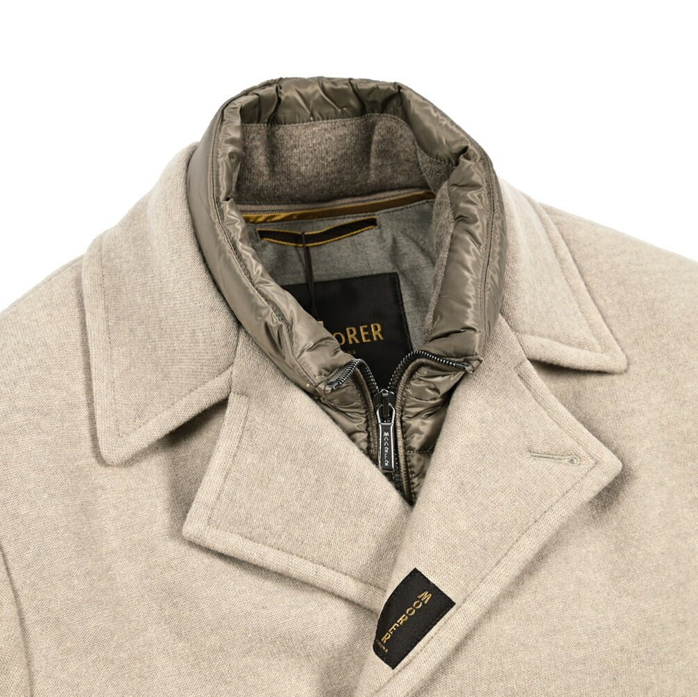 MOORER "BOLGI - MRW" カシミヤ混ウール 6BダブルダウンPコート|417783|GUARDAROBA MILANO OFFICIAL STORE