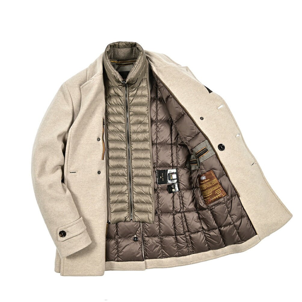MOORER "BOLGI - MRW" カシミヤ混ウール 6BダブルダウンPコート|417783|GUARDAROBA MILANO OFFICIAL STORE