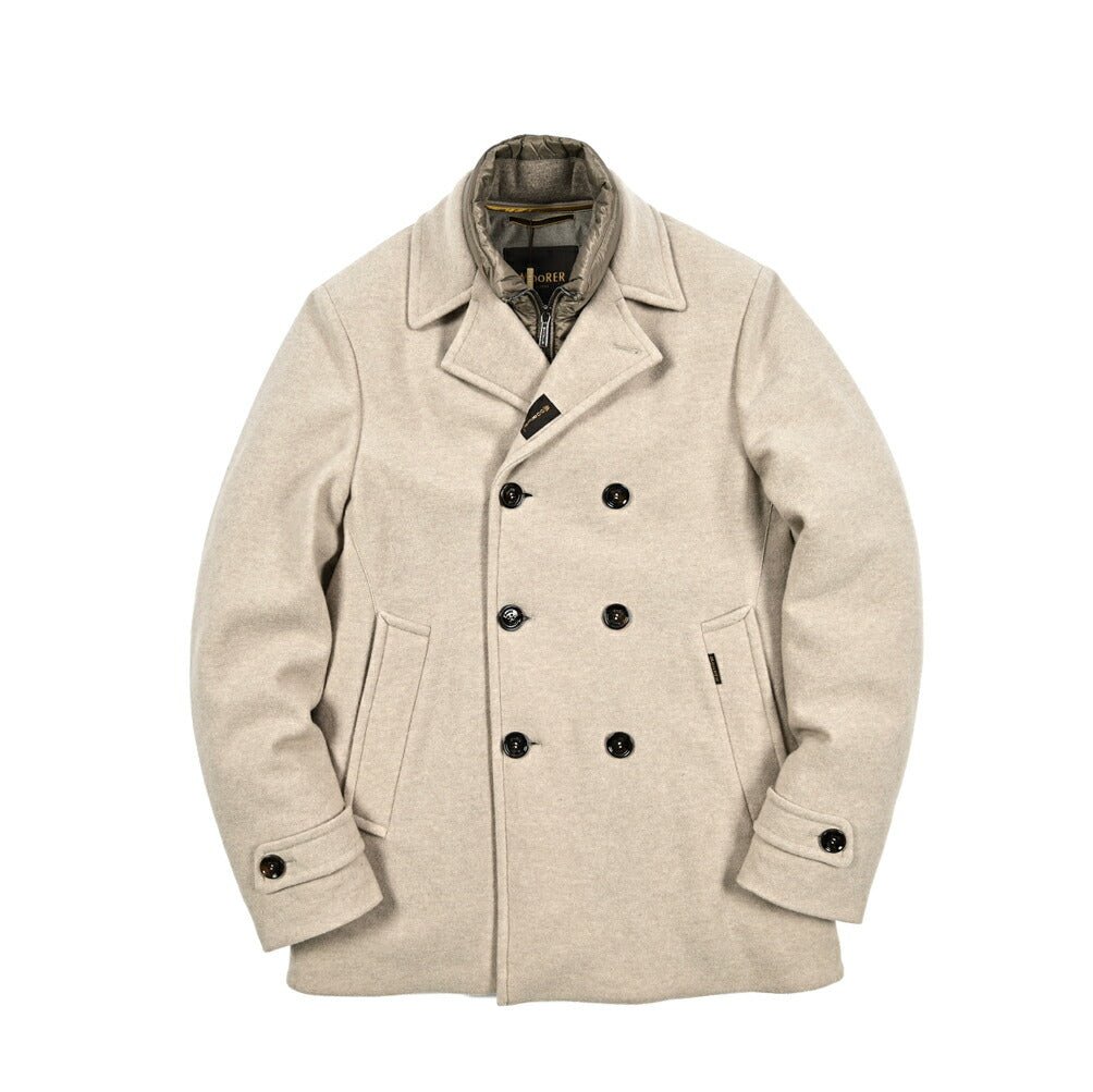 MOORER "BOLGI - MRW" カシミヤ混ウール 6BダブルダウンPコート|417783|GUARDAROBA MILANO OFFICIAL STORE