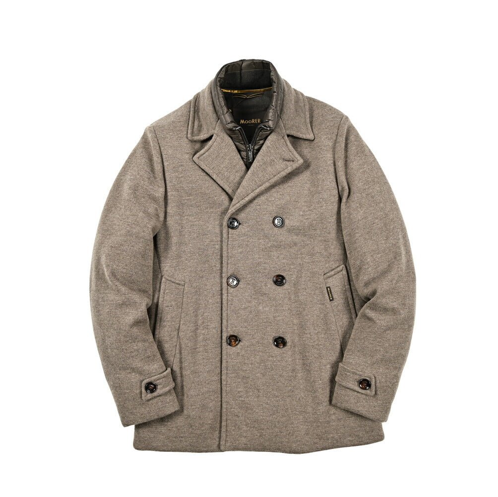 MOORER "BOLGI - MRW" カシミヤ混ウール 6BダブルダウンPコート|417784|GUARDAROBA MILANO OFFICIAL STORE