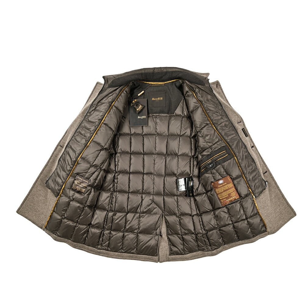 MOORER "BOLGI - MRW" カシミヤ混ウール 6BダブルダウンPコート|417784|GUARDAROBA MILANO OFFICIAL STORE