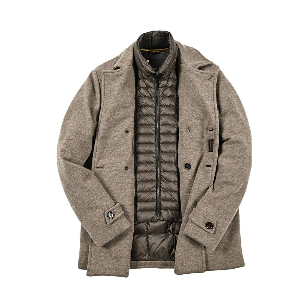 MOORER "BOLGI - MRW" カシミヤ混ウール 6BダブルダウンPコート|417784|GUARDAROBA MILANO OFFICIAL STORE