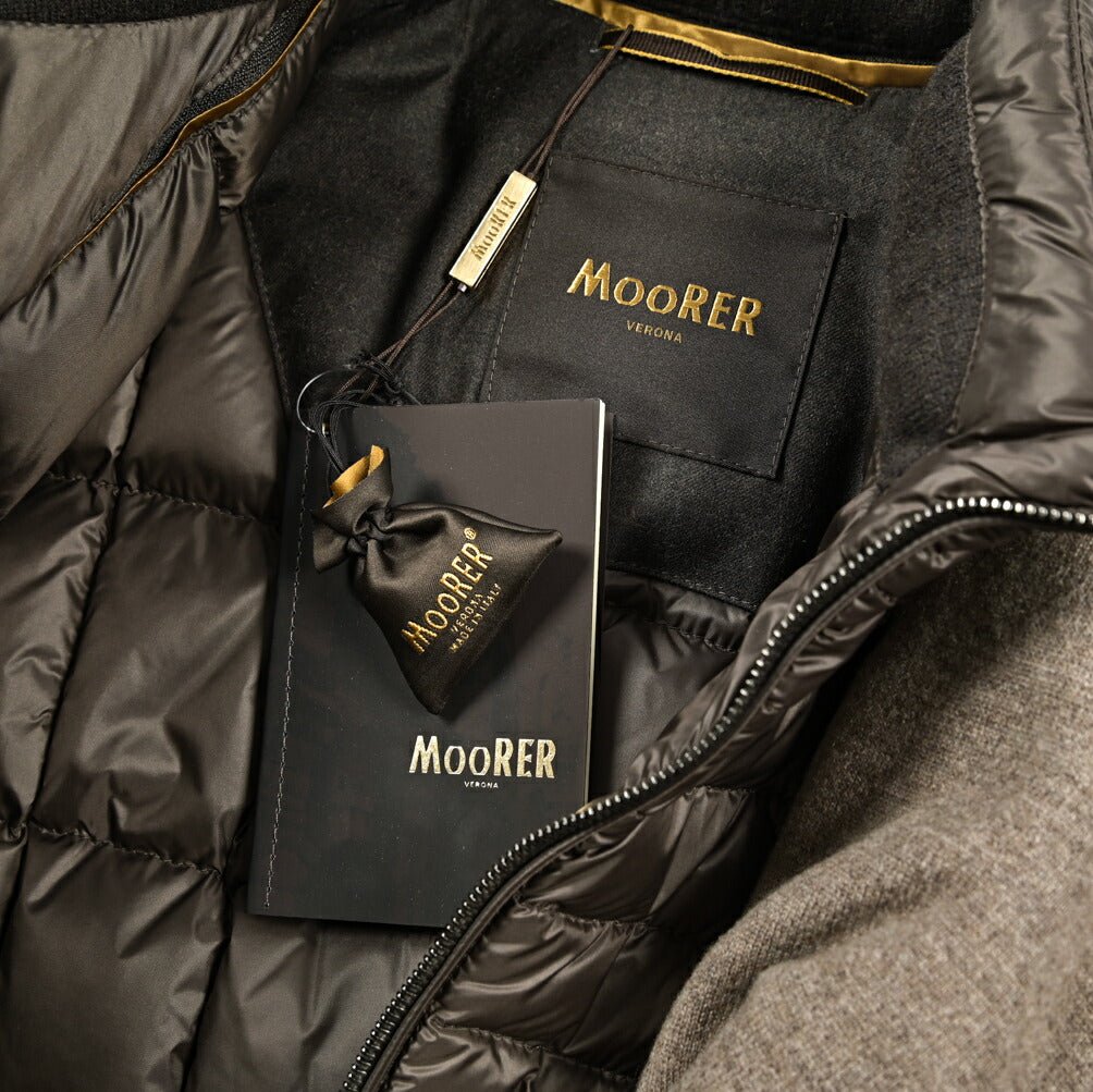 MOORER "BOLGI - MRW" カシミヤ混ウール 6BダブルダウンPコート|417784|GUARDAROBA MILANO OFFICIAL STORE