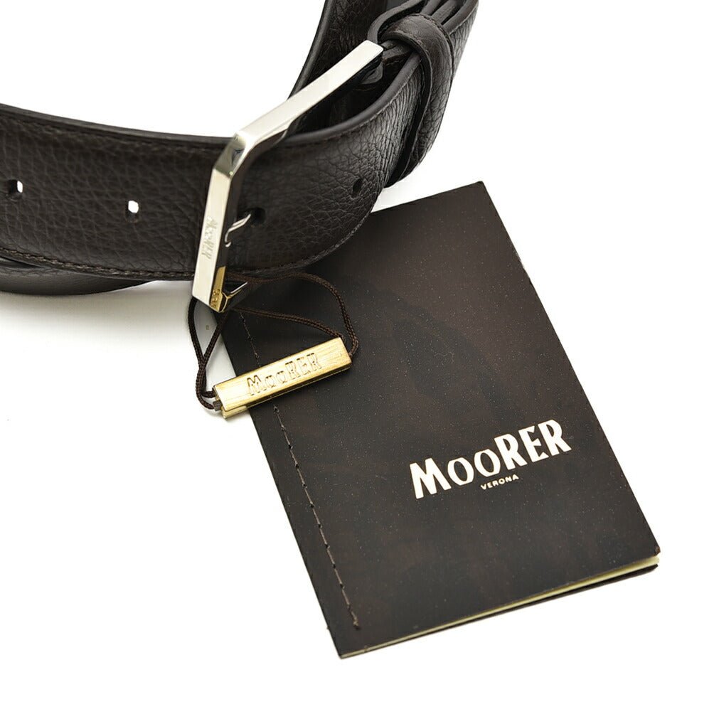 MOORER BRENTA スクエアバックル レザーベルト|420267|GUARDAROBA MILANO OFFICIAL STORE