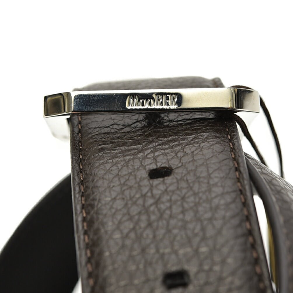 MOORER BRENTA スクエアバックル レザーベルト|420267|GUARDAROBA MILANO OFFICIAL STORE