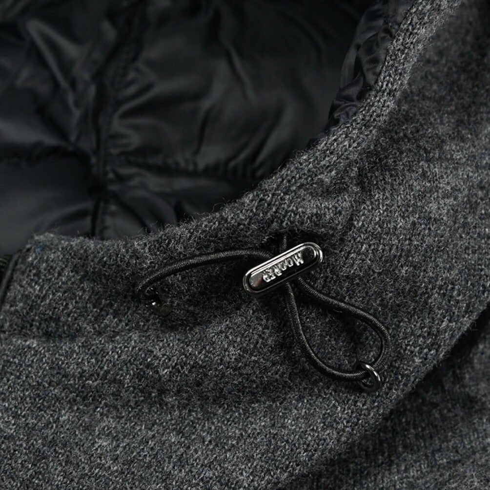 MOORER "BRINGO - MRW" カシミヤ混ウール ニットダウンパーカー|417808|GUARDAROBA MILANO OFFICIAL STORE