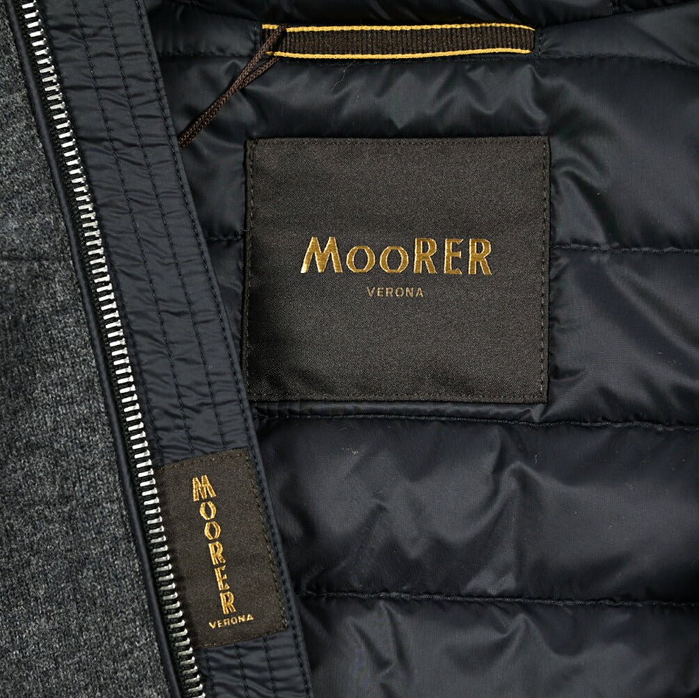 MOORER "BRINGO - MRW" カシミヤ混ウール ニットダウンパーカー|417808|GUARDAROBA MILANO OFFICIAL STORE