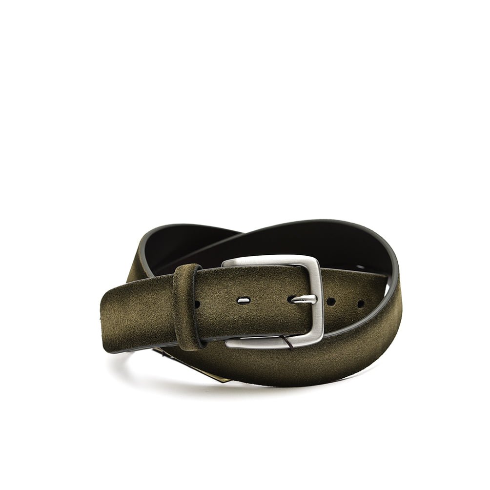 【クーポン対象】MOORER CALDARA C2 スエードレザースクエアバックルベルト|383772 - A - 100|GUARDAROBA MILANO OFFICIAL STORE