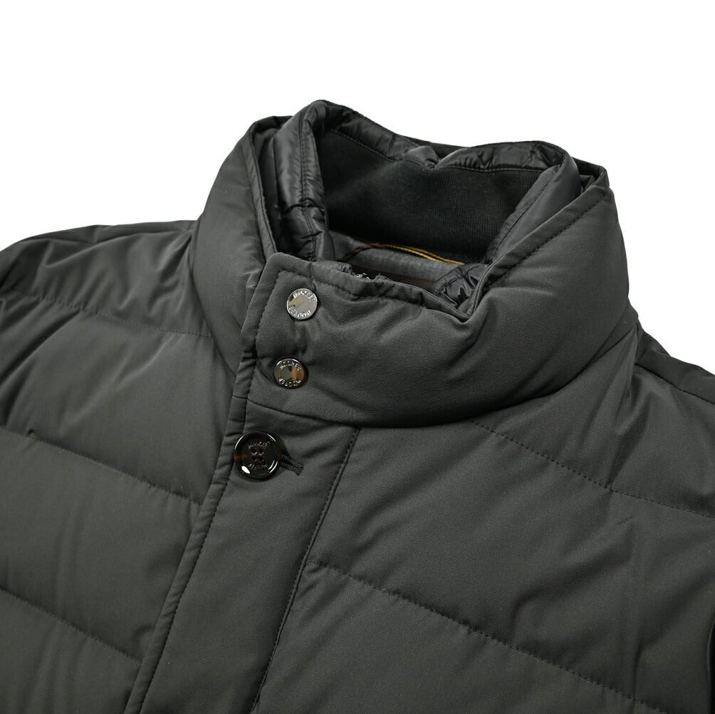 MOORER "CALEGARI - KN" ストレッチナイロン スタンドカラーダウンコート (着脱可能ライナー付き) / ACQUA RESISTANT(撥水)|418018|GUARDAROBA MILANO OFFICIAL STORE