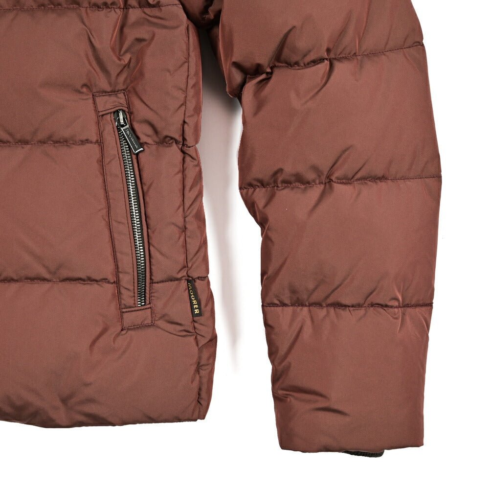 MOORER "CASATI - KM" ポリエステル100% ファーフード付きダウンジャケット|420495|GUARDAROBA MILANO OFFICIAL STORE