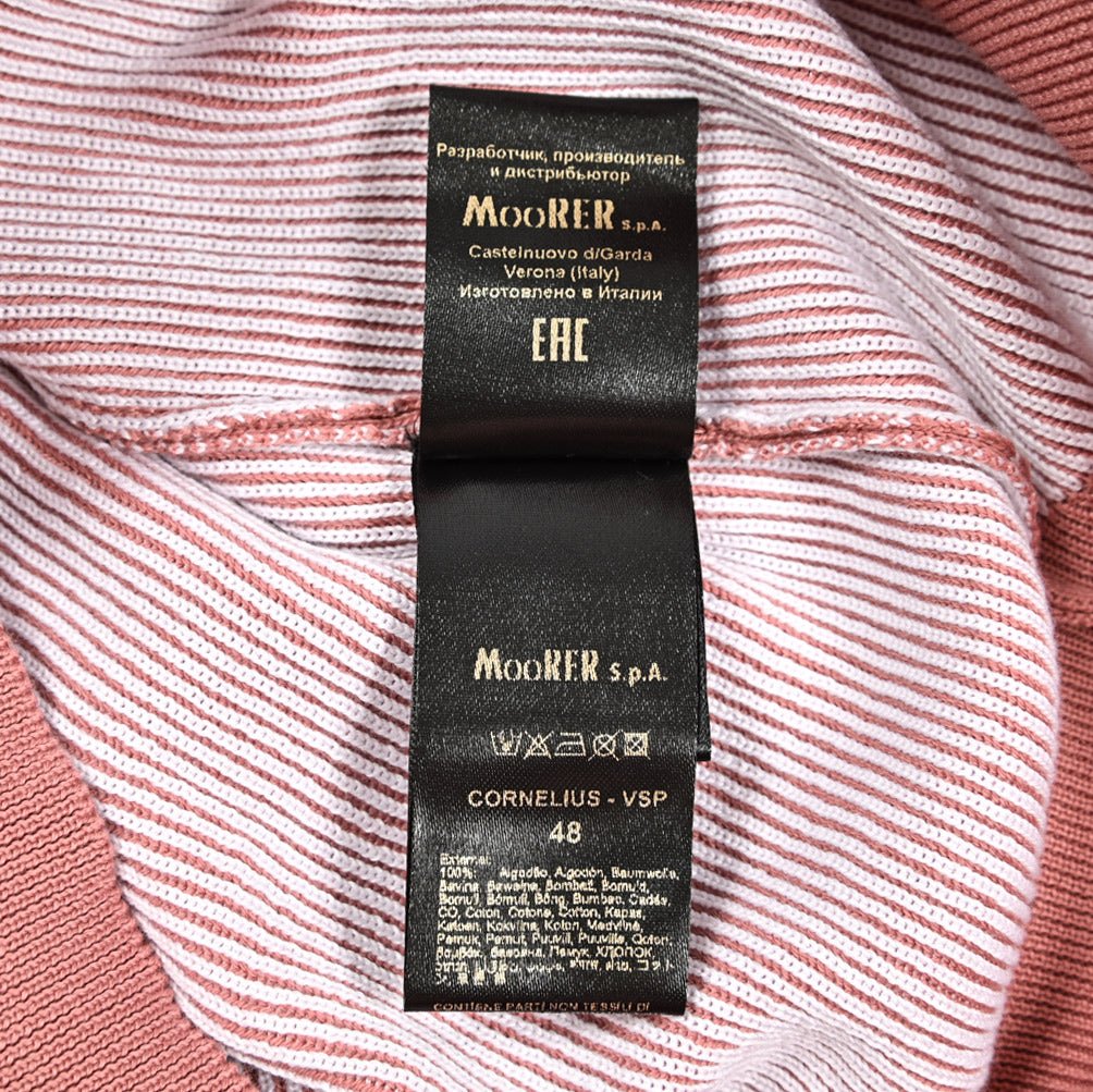 MOORER CORNELIUS - VSP コットンリブ クルーネックニットセーター|418936|GUARDAROBA MILANO OFFICIAL STORE