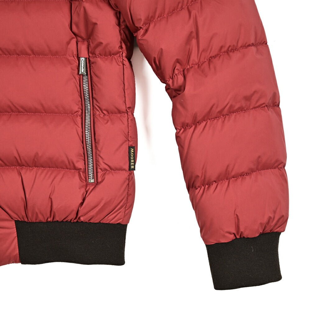 MOORER "DEPISIS - S3" ストレッチナイロン ダウンジャケットフーディー / ACQUA RESISTANT(撥水)|418252 - 44|GUARDAROBA MILANO OFFICIAL STORE