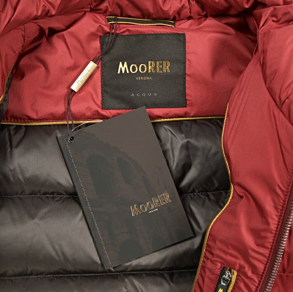 MOORER "DEPISIS - S3" ストレッチナイロン ダウンジャケットフーディー / ACQUA RESISTANT(撥水)|418252 - 44|GUARDAROBA MILANO OFFICIAL STORE