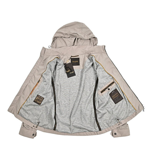 MOORER DUCCIO - SKT ポリエステル100% ジップアップブルゾン 着脱可能フード付き / ACQUA PROOF(防水)|436042|GUARDAROBA MILANO OFFICIAL STORE