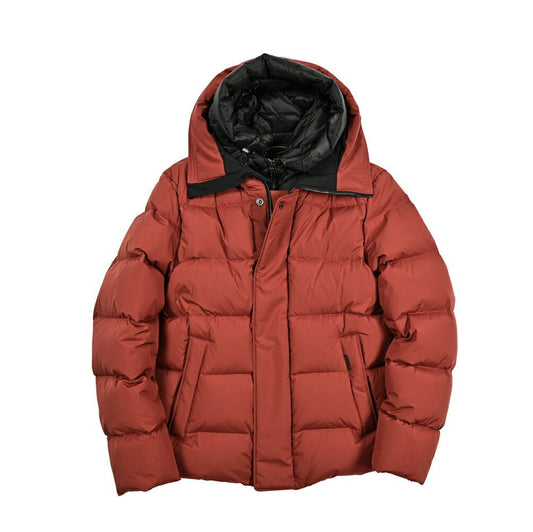 MOORER "ERENIO - SKT" ポリエステル100% ダウンジャケットフーディー (着脱可能ライナー付き) / ACQUA PROOF (防水)|417825 - 48|GUARDAROBA MILANO OFFICIAL STORE