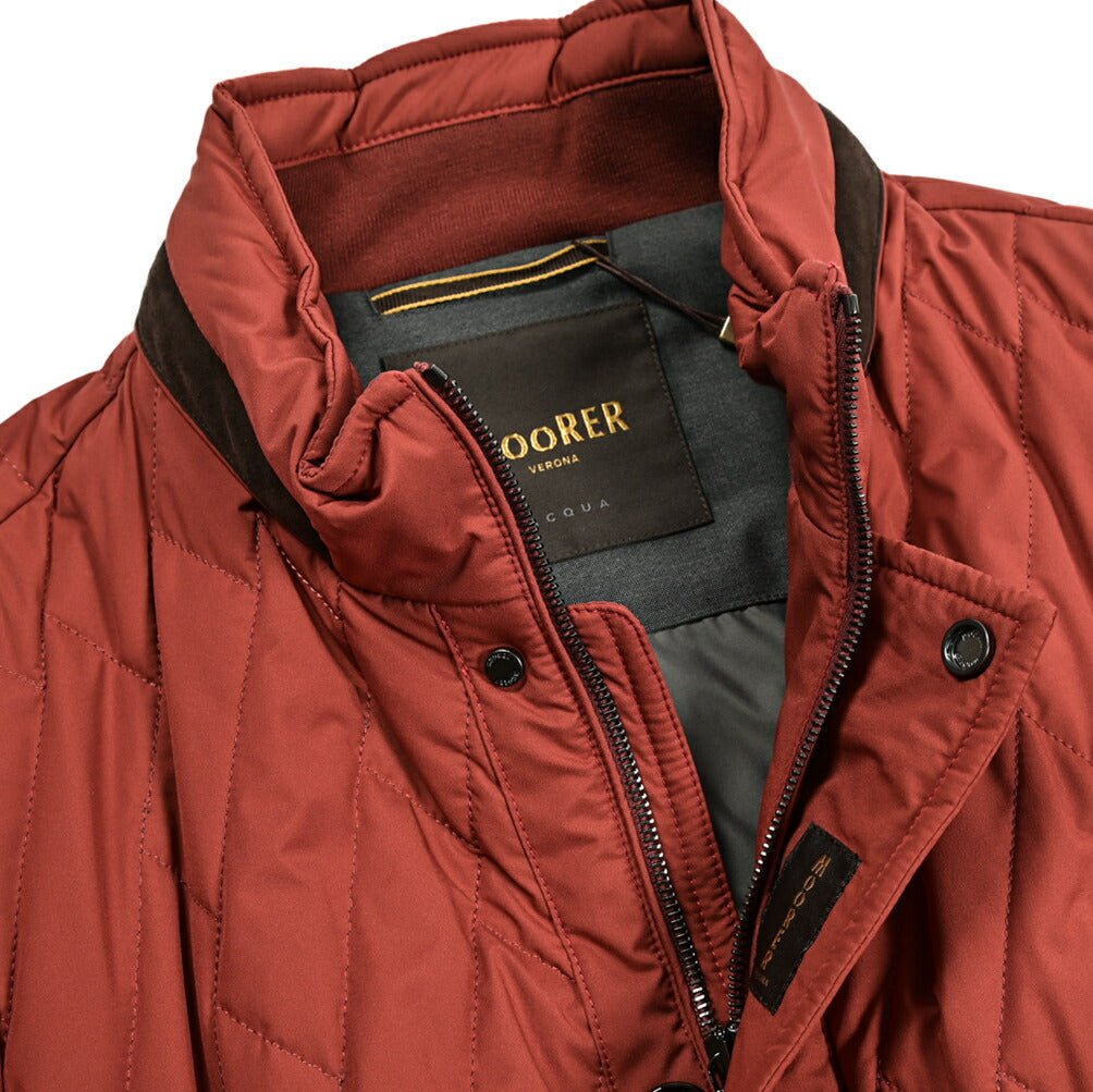 MOORER "FALERI - TRT" ポリエステル100% キルティング 中綿ブルゾン / ACQUA RESISTANT(撥水)|418071 - 46|GUARDAROBA MILANO OFFICIAL STORE