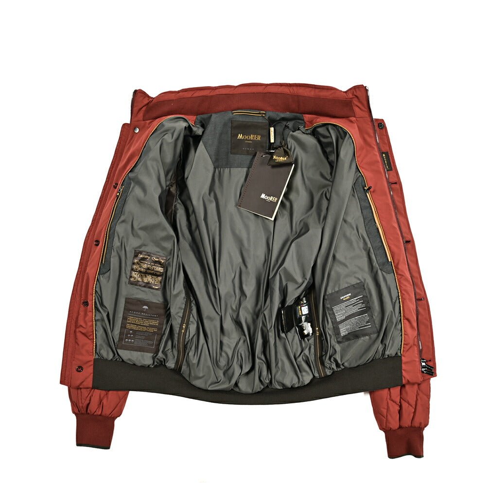 MOORER "FALERI - TRT" ポリエステル100% キルティング 中綿ブルゾン / ACQUA RESISTANT(撥水)|418071 - 46|GUARDAROBA MILANO OFFICIAL STORE