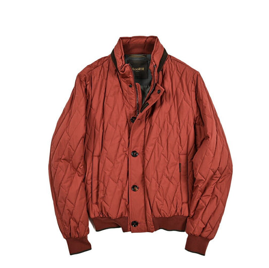 MOORER "FALERI - TRT" ポリエステル100% キルティング 中綿ブルゾン / ACQUA RESISTANT(撥水)|418071 - 46|GUARDAROBA MILANO OFFICIAL STORE