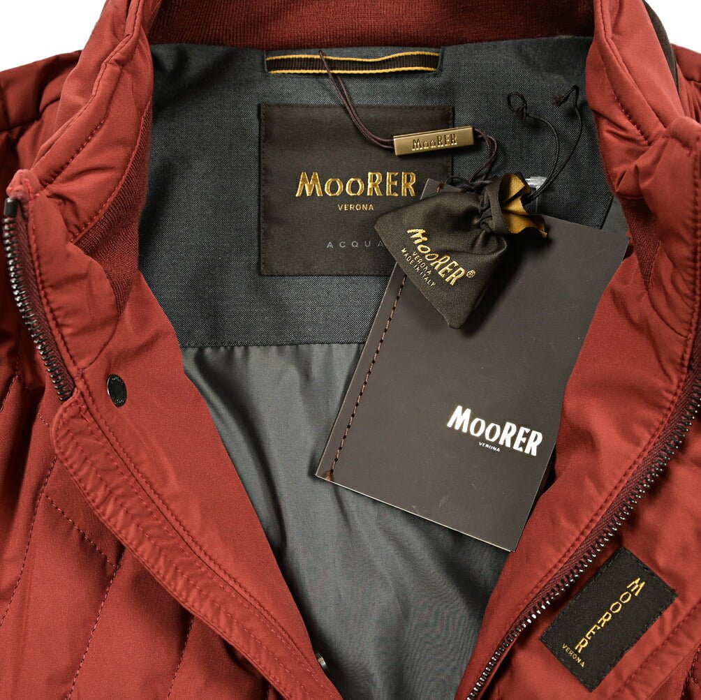 MOORER "FALERI - TRT" ポリエステル100% キルティング 中綿ブルゾン / ACQUA RESISTANT(撥水)|418071 - 46|GUARDAROBA MILANO OFFICIAL STORE