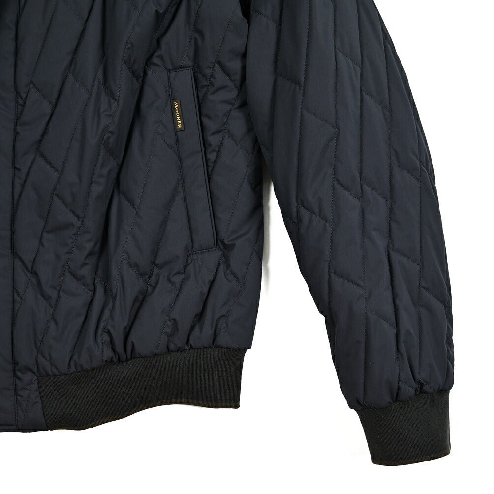 MOORER "FALERI - TRT" ポリエステル100% キルティング中綿ブルゾン / ACQUA RESISTANT(撥水)|418075 - 60|GUARDAROBA MILANO OFFICIAL STORE