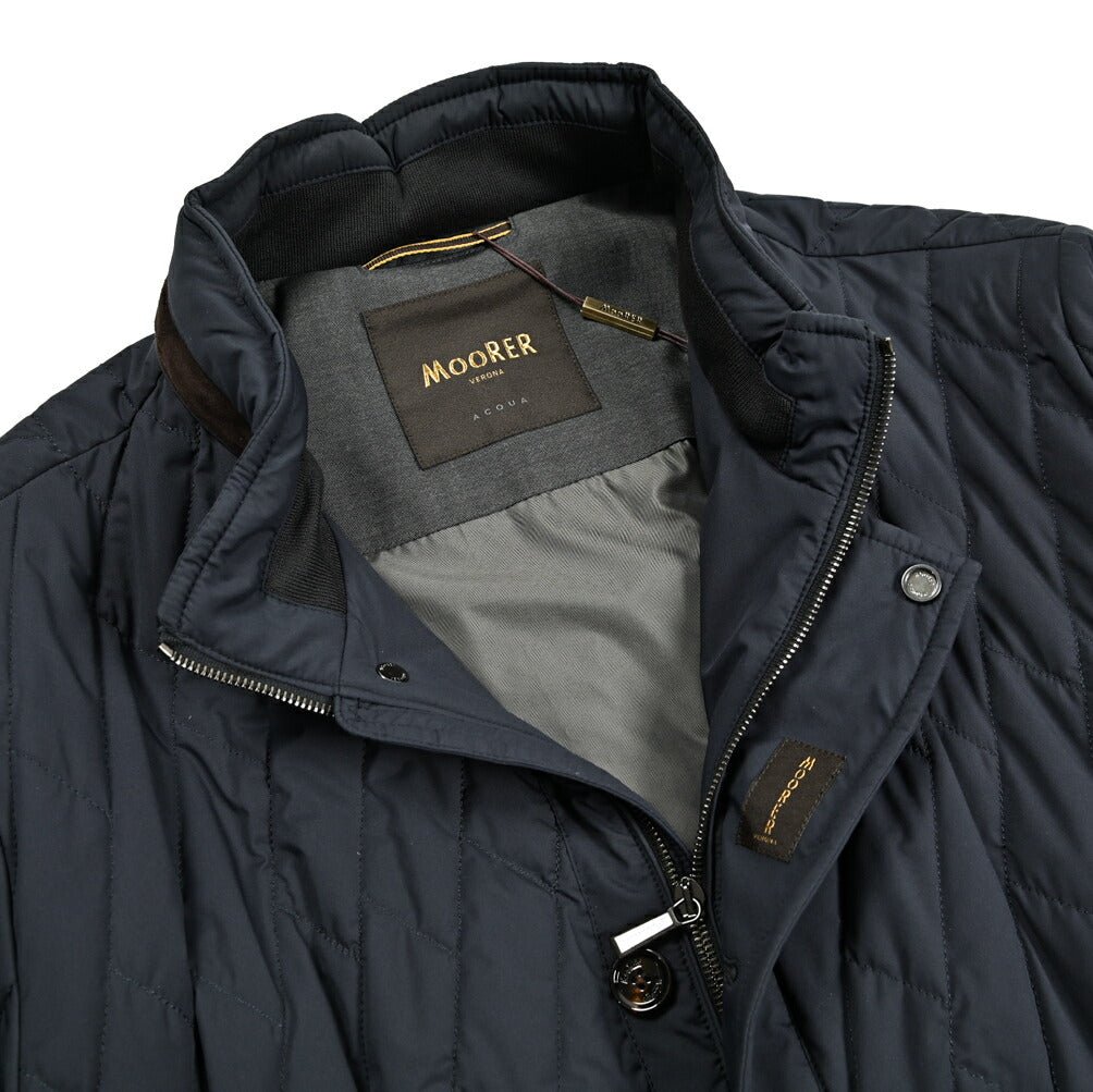 MOORER "FALERI - TRT" ポリエステル100% キルティング中綿ブルゾン / ACQUA RESISTANT(撥水)|418075 - 60|GUARDAROBA MILANO OFFICIAL STORE