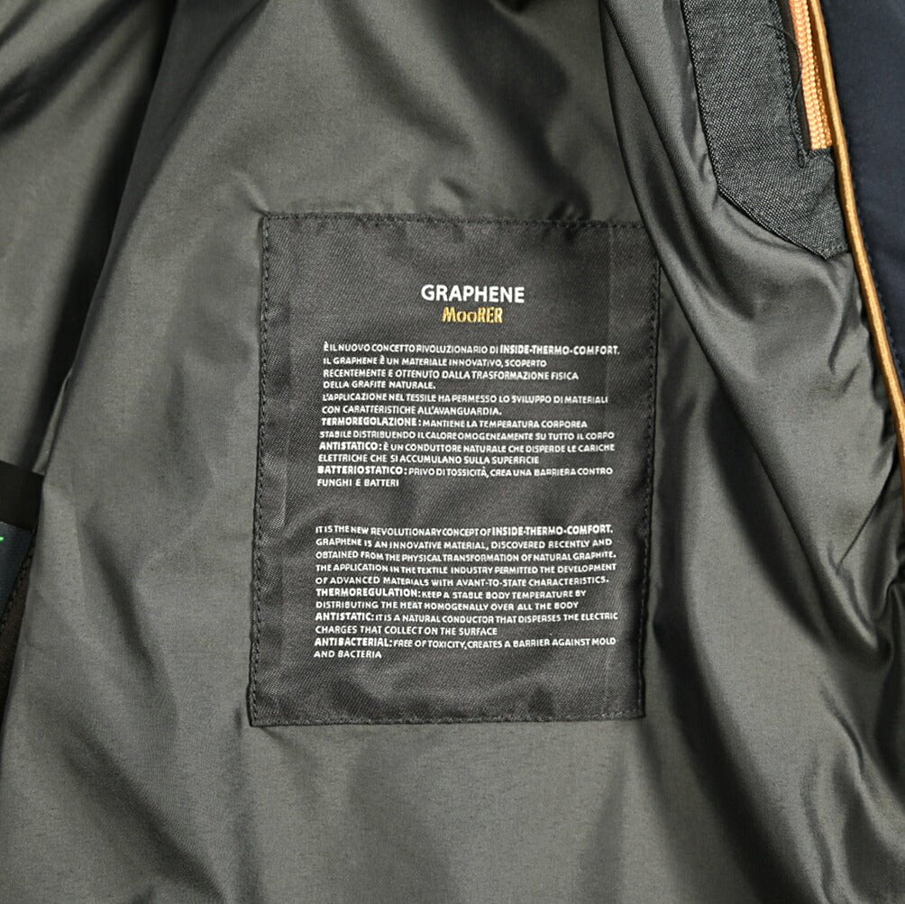MOORER "FALERI - TRT" ポリエステル100% キルティング中綿ブルゾン / ACQUA RESISTANT(撥水)|418075 - 60|GUARDAROBA MILANO OFFICIAL STORE