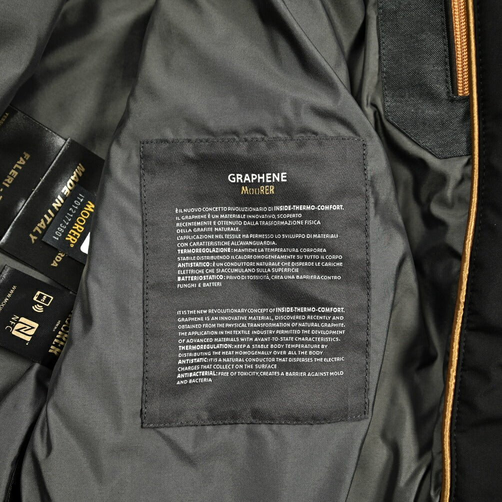 MOORER "FALERI - TRT" ポリエステル100% キルティング中綿ブルゾン / ACQUA RESISTANT(撥水)|418077|GUARDAROBA MILANO OFFICIAL STORE