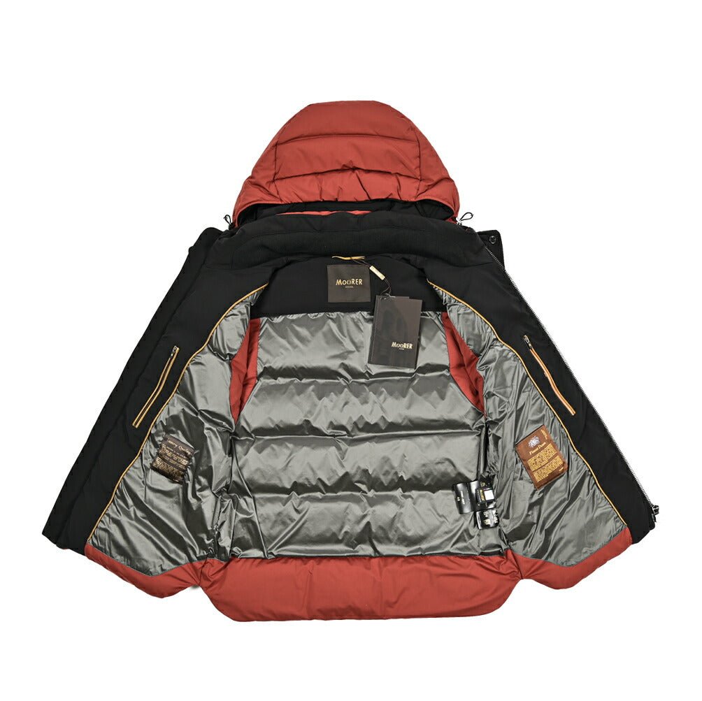 MOORER "FIRE - SKT" ポリエステル100% ダウンベストフーディー|418150 - 44|GUARDAROBA MILANO OFFICIAL STORE