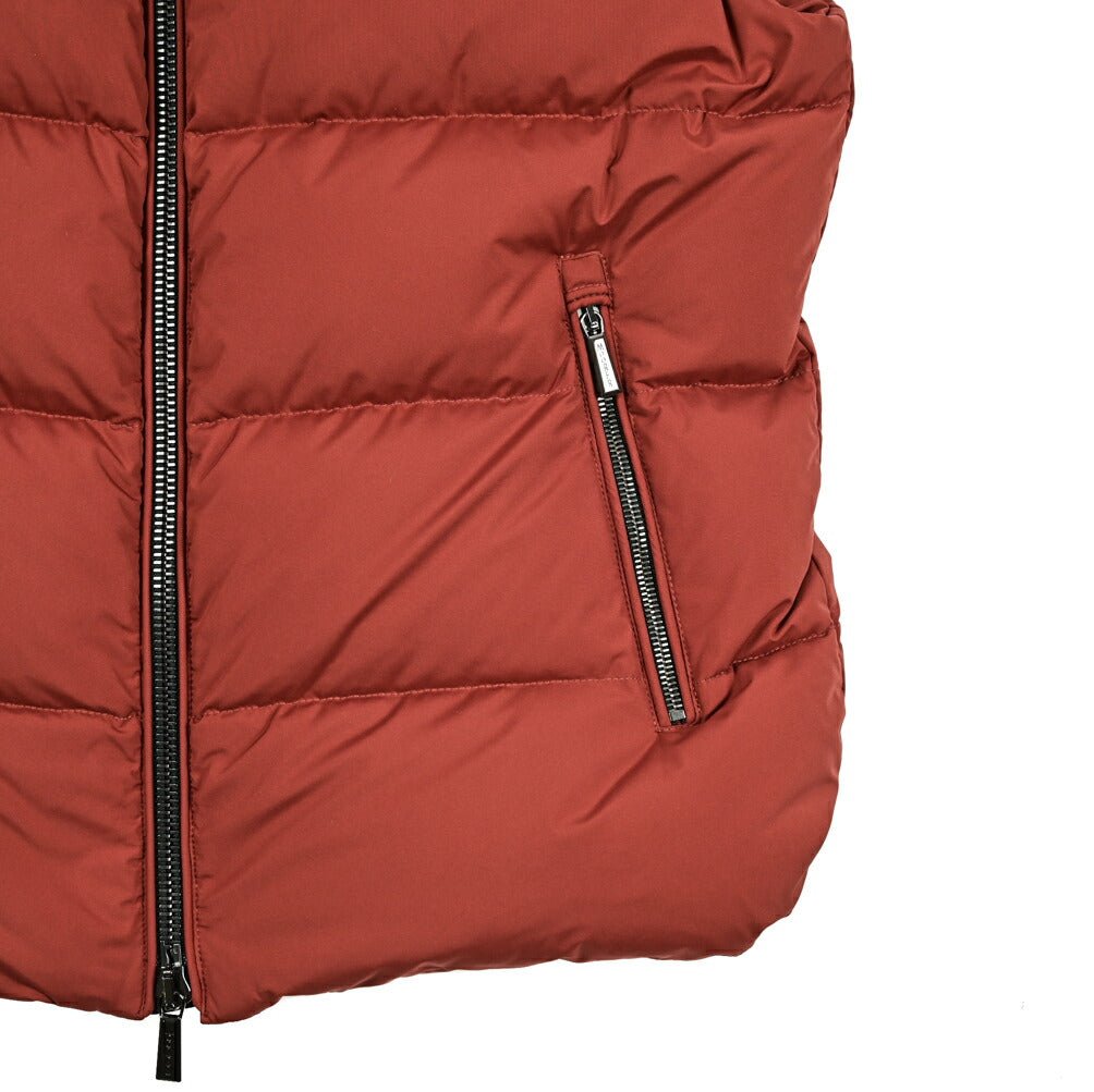 MOORER "FIRE - SKT" ポリエステル100% ダウンベストフーディー|418150 - 44|GUARDAROBA MILANO OFFICIAL STORE