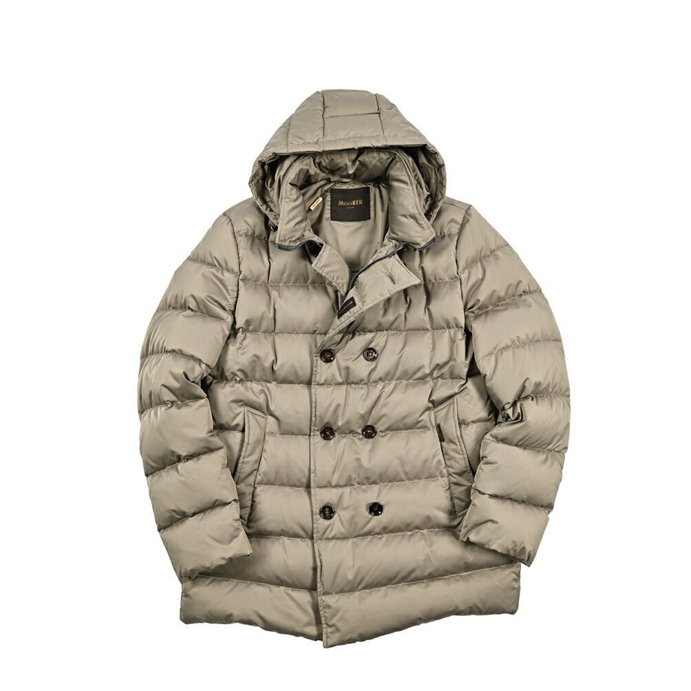 MOORER "FLORIO - KM" ポリエステル100% セミダブルダウンジャケットフーディー|417793|GUARDAROBA MILANO OFFICIAL STORE