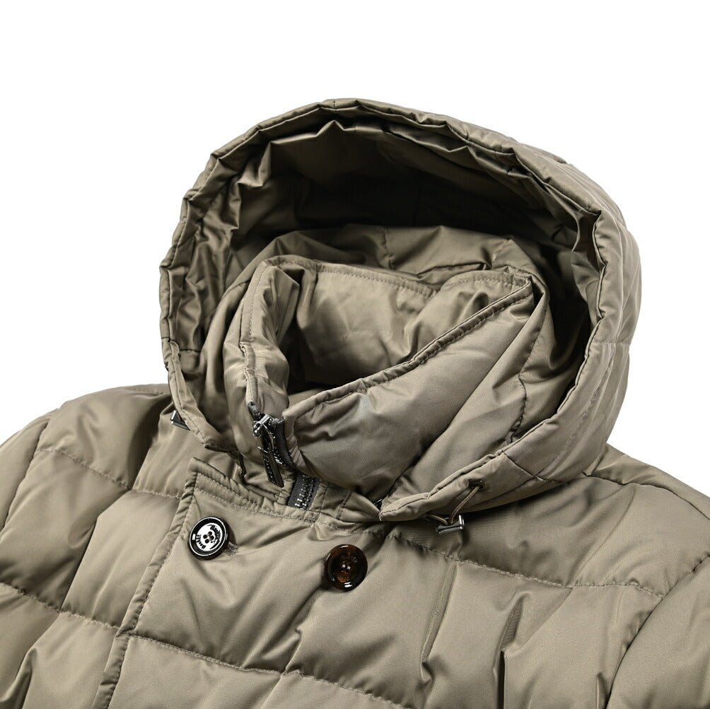 MOORER "FLORIO - KM" ポリエステル100% セミダブルダウンジャケットフーディー|417793|GUARDAROBA MILANO OFFICIAL STORE