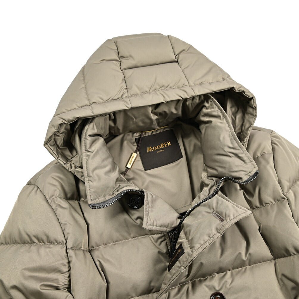 MOORER "FLORIO - KM" ポリエステル100% セミダブルダウンジャケットフーディー|417793|GUARDAROBA MILANO OFFICIAL STORE