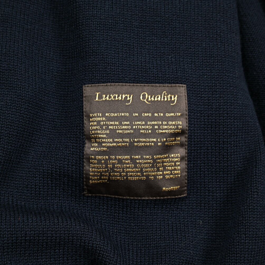 SALE|MOORER FRANS - URM 異素材コンビ ダブルジップニットパーカー|418086 - 48|GUARDAROBA MILANO OFFICIAL STORE