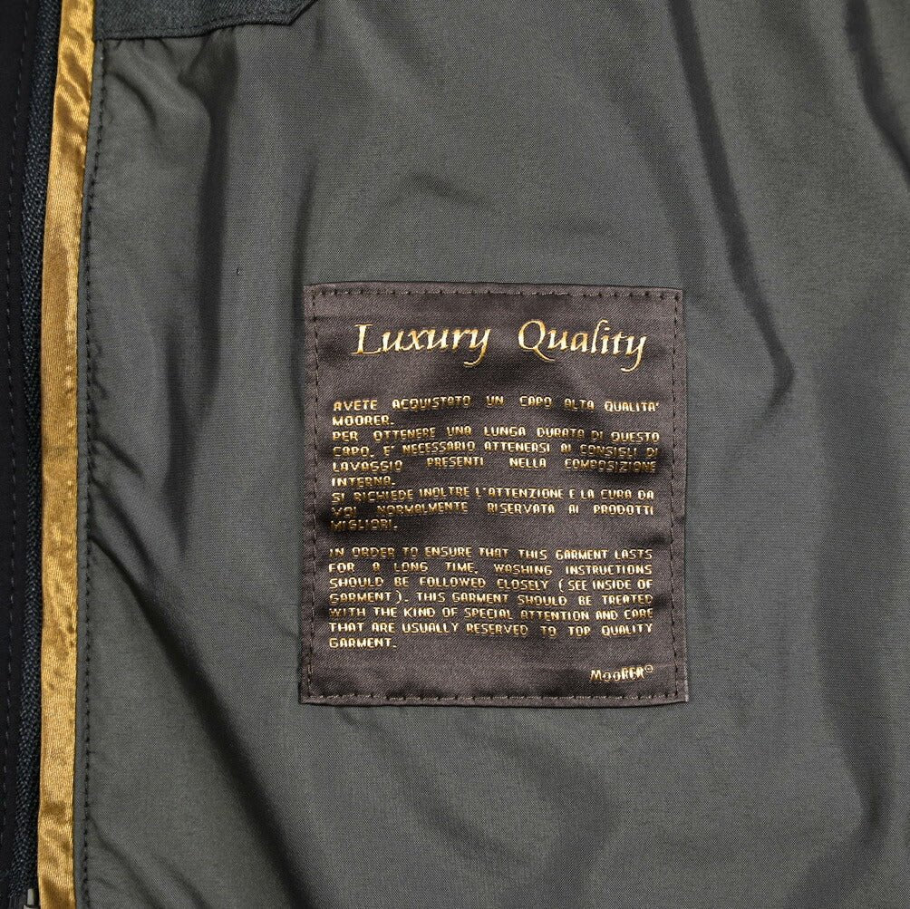 MOORER GIROLAMO - KN ストレッチナイロン 着脱可能ライナー付きチェスターコート / ACQUA RESISTANT(撥水)|435902-50|GUARDAROBA MILANO OFFICIAL STORE