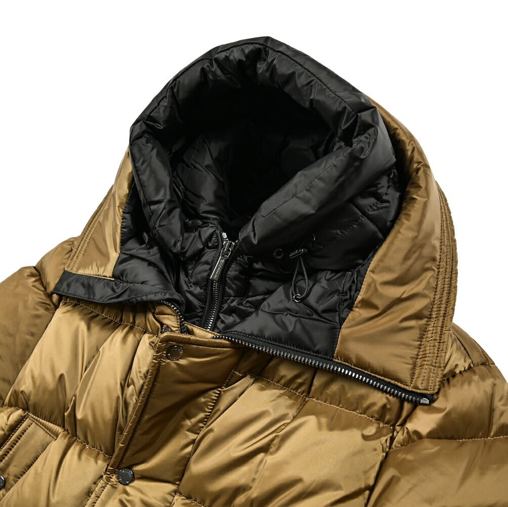 MOORER "GRIMA - SH" ナイロン100% ダウンコートフーディー / ACQUA RESISTANT(撥水)|417794 - 48|GUARDAROBA MILANO OFFICIAL STORE