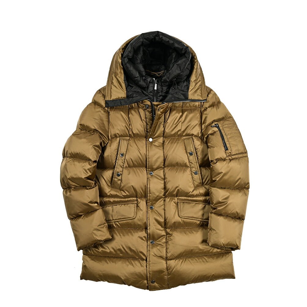 MOORER "GRIMA - SH" ナイロン100% ダウンコートフーディー / ACQUA RESISTANT(撥水)|417794 - 48|GUARDAROBA MILANO OFFICIAL STORE