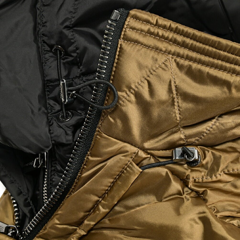 MOORER "GRIMA - SH" ナイロン100% ダウンコートフーディー / ACQUA RESISTANT(撥水)|417794 - 48|GUARDAROBA MILANO OFFICIAL STORE