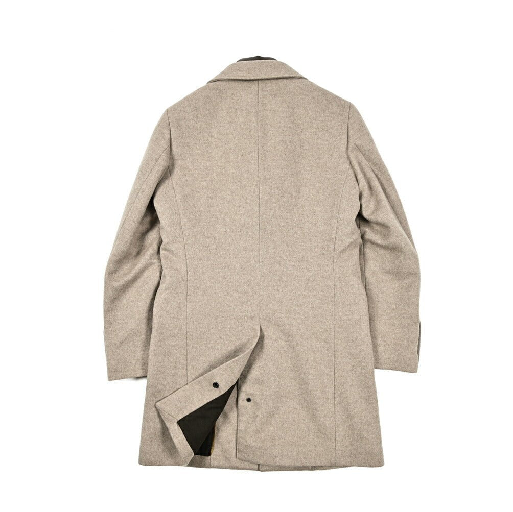 MOORER "HARRIS - LE" カシミヤ混ウール 3Bシングルダウンチェスターコート (着脱可能ライナー付き)|417790|GUARDAROBA MILANO OFFICIAL STORE
