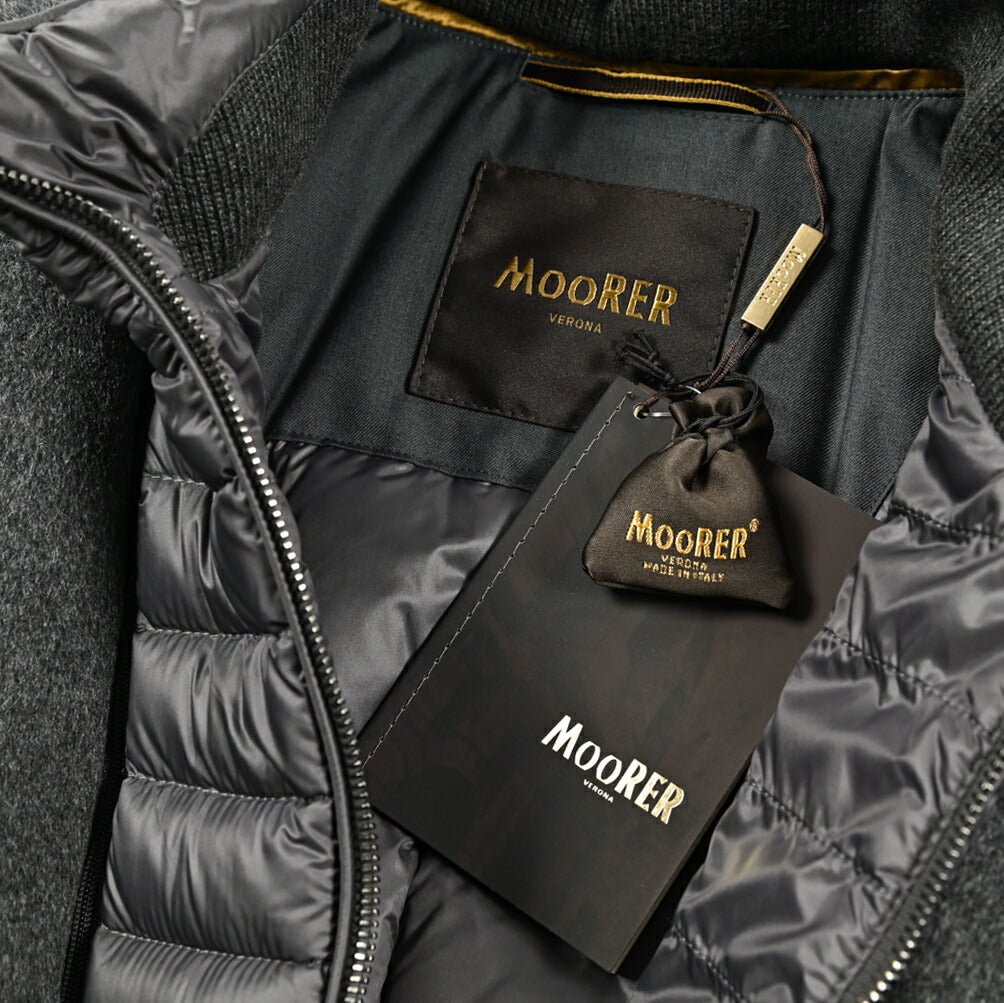 MOORER "HARRIS - LE" カシミヤ混ウール 3Bシングルダウンチェスターコート (着脱可能ライナー付き)|417791|GUARDAROBA MILANO OFFICIAL STORE