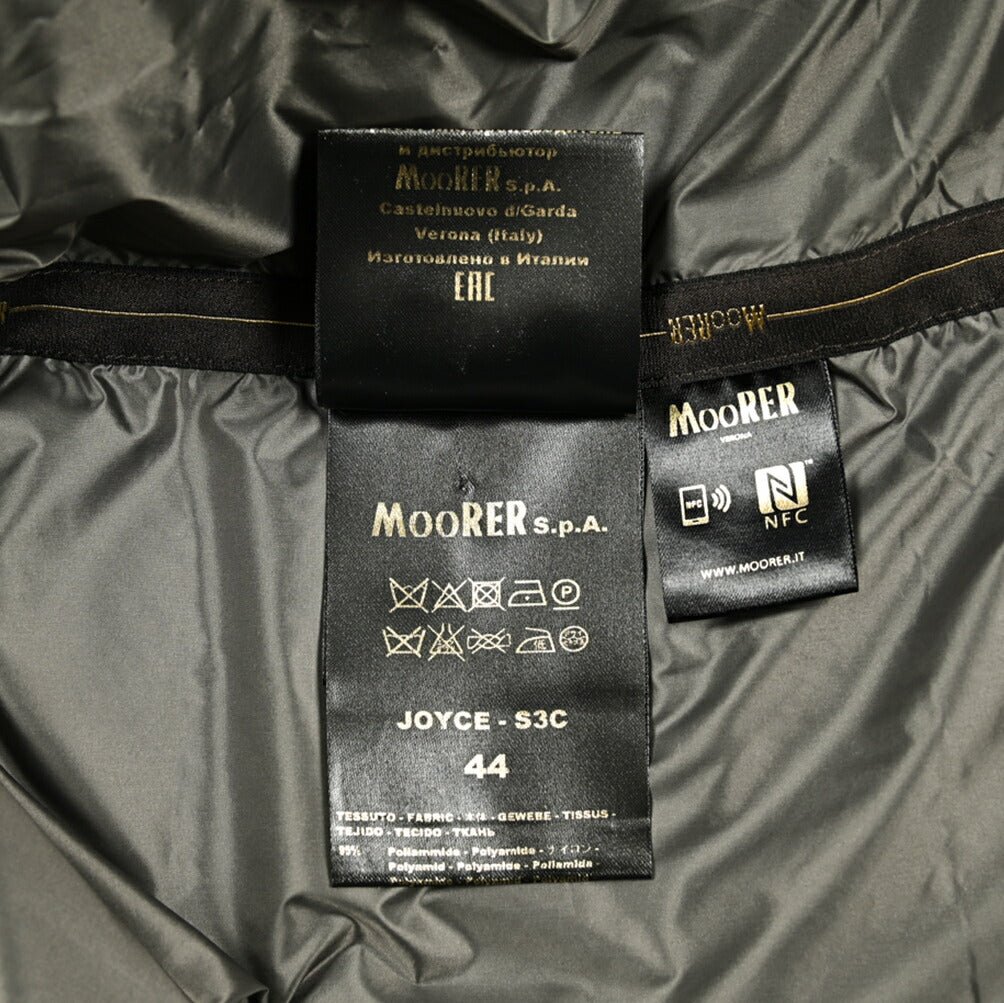 MOORER "JOYCE - S3C" ナイロン混 スタンドカラーダウンブルゾン / ACQUA RESISTANT(撥水)|417770 - 44|GUARDAROBA MILANO OFFICIAL STORE