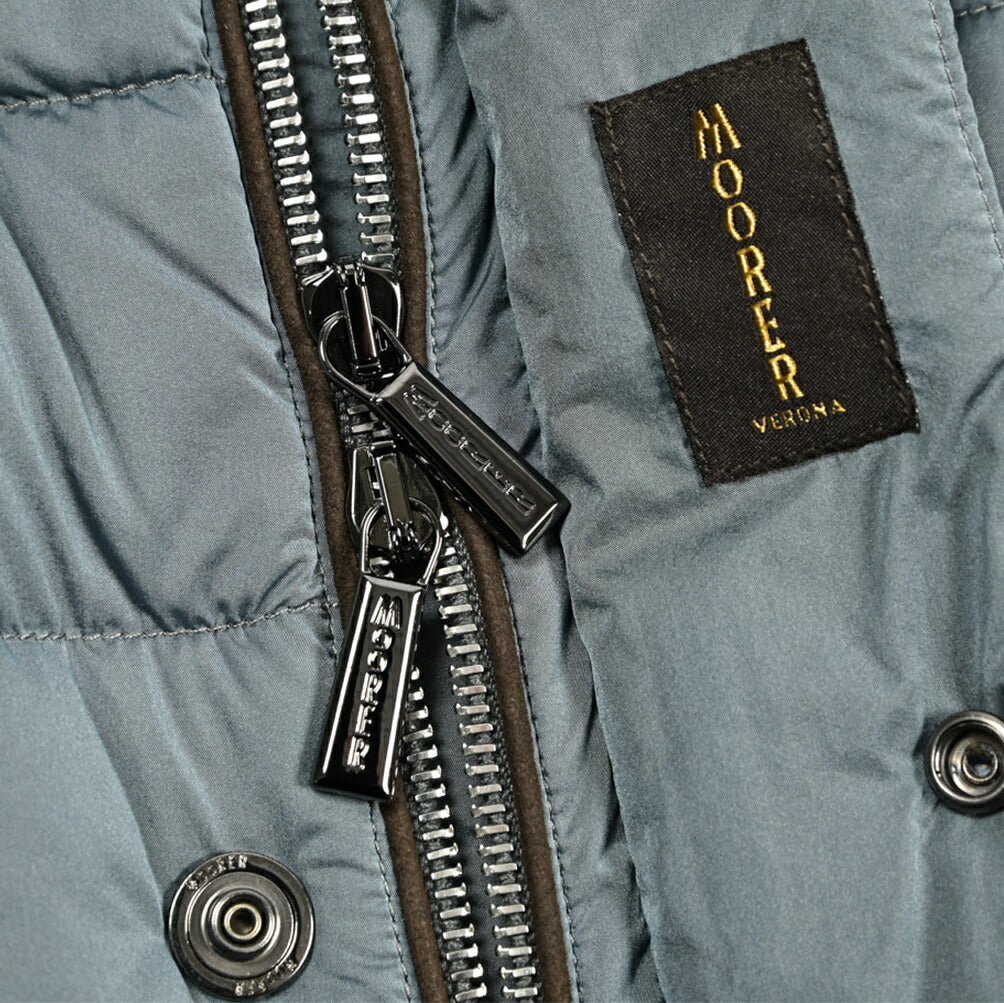MOORER "JOYCE - S3C" ナイロン混 スタンドカラーダウンブルゾン / ACQUA RESISTANT(撥水)|417770 - 44|GUARDAROBA MILANO OFFICIAL STORE
