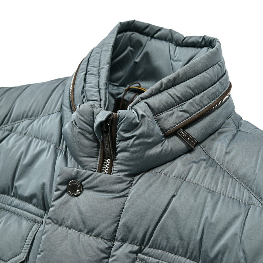 MOORER "JOYCE - S3C" ナイロン混 スタンドカラーダウンブルゾン / ACQUA RESISTANT(撥水)|417770 - 44|GUARDAROBA MILANO OFFICIAL STORE