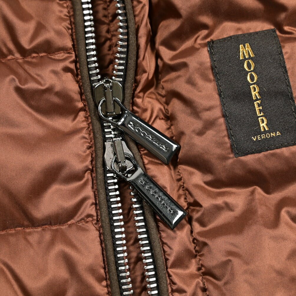 MOORER "JOYCE - SH" ナイロン100% スタンドカラーダウンブルゾン / ACQUA RESISTANT(撥水)|417768|GUARDAROBA MILANO OFFICIAL STORE