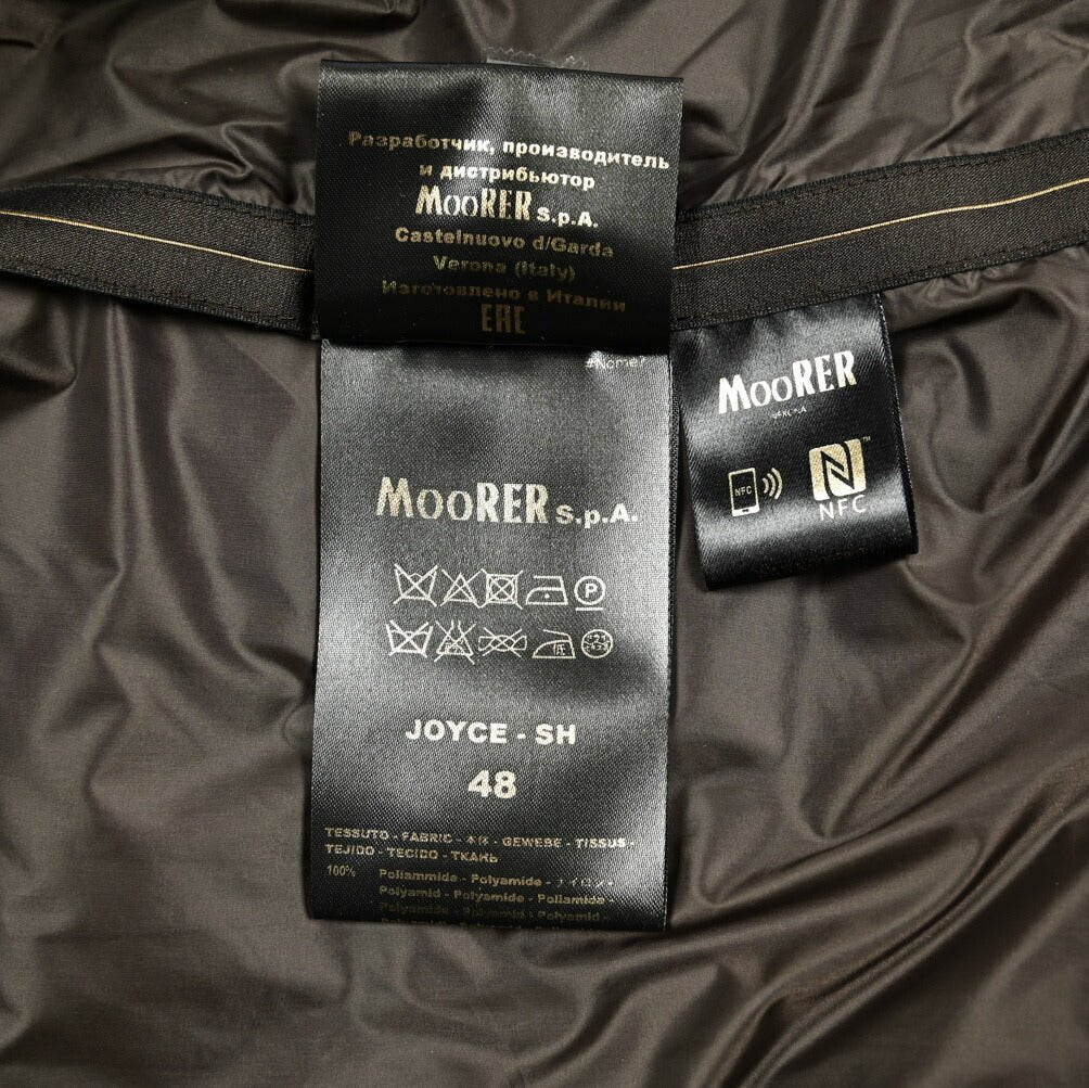 MOORER "JOYCE - SH" ナイロン100% スタンドカラーダウンブルゾン / ACQUA RESISTANT(撥水)|417768|GUARDAROBA MILANO OFFICIAL STORE