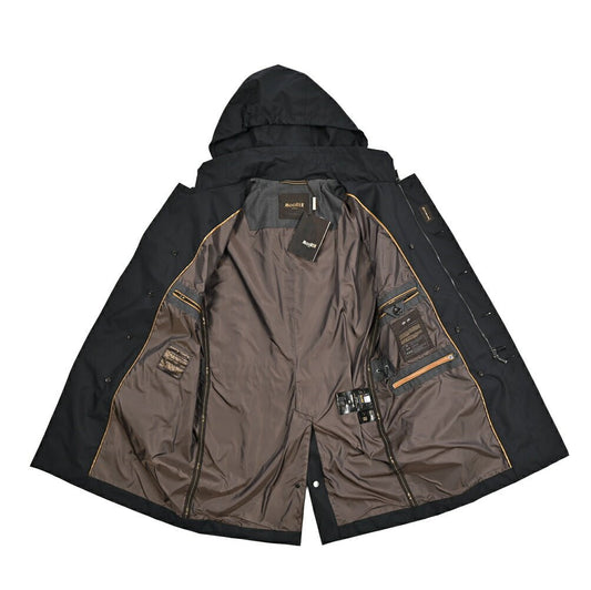 MOORER MORANDI - GF 高密度ポリエステル100% フード付きトレンチコート / ACQUA PROOF(防水)|436826|GUARDAROBA MILANO OFFICIAL STORE