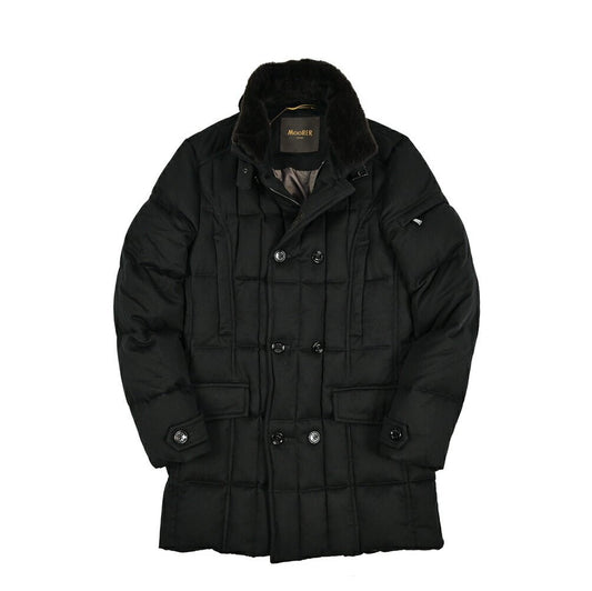 MOORER "MORRIS - IL" カシミヤ100% スタンドカラーダウンコート (Loro Piana STORM SYSTEM)|420499|GUARDAROBA MILANO OFFICIAL STORE