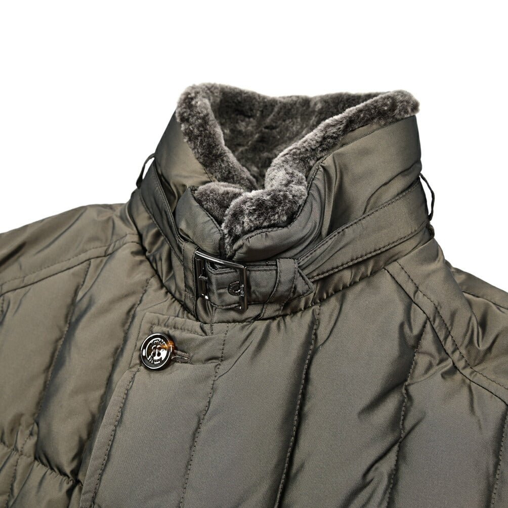 MOORER "MORRIS - KM" ポリエステル100% スタンドカラーダウンコート|420471 - 48|GUARDAROBA MILANO OFFICIAL STORE